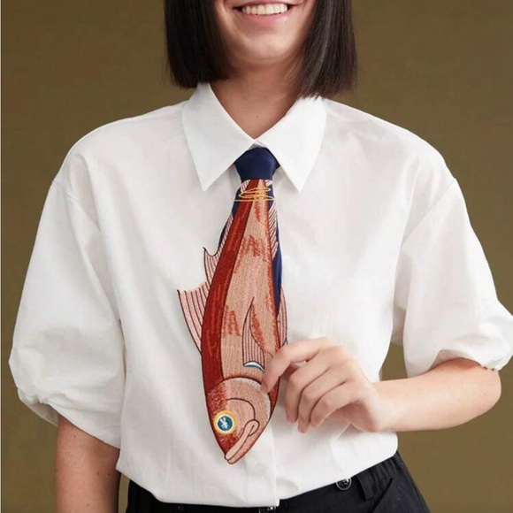 Boho fish tie S121 - Picture 2 of 5